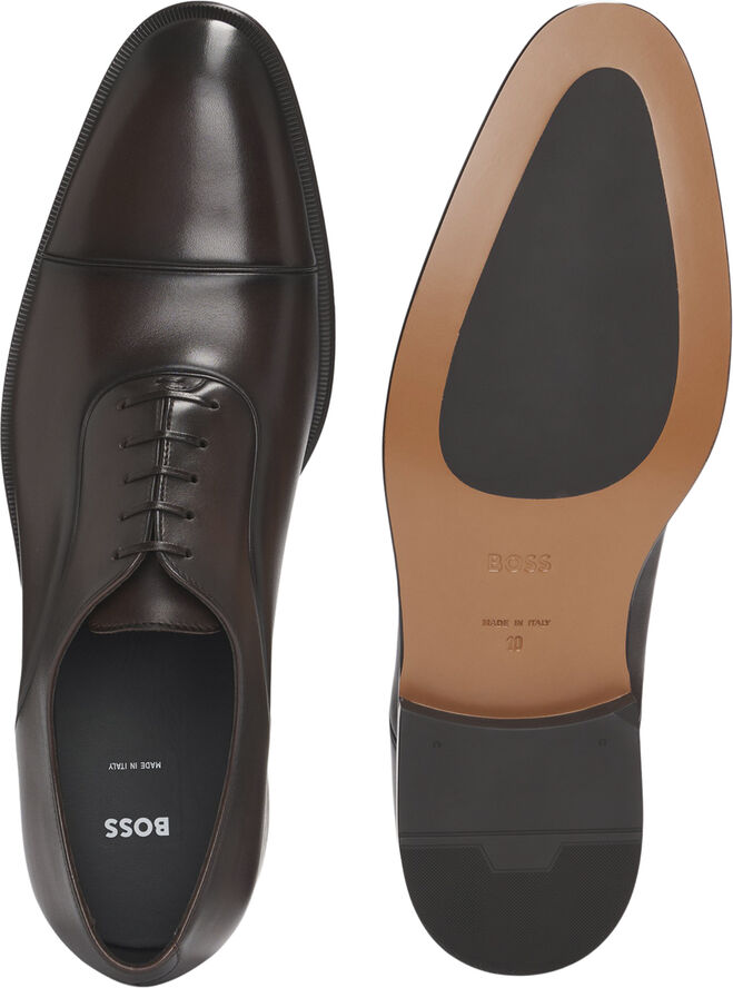 BOSS Derrek_Oxfr_buctpi Dark brown