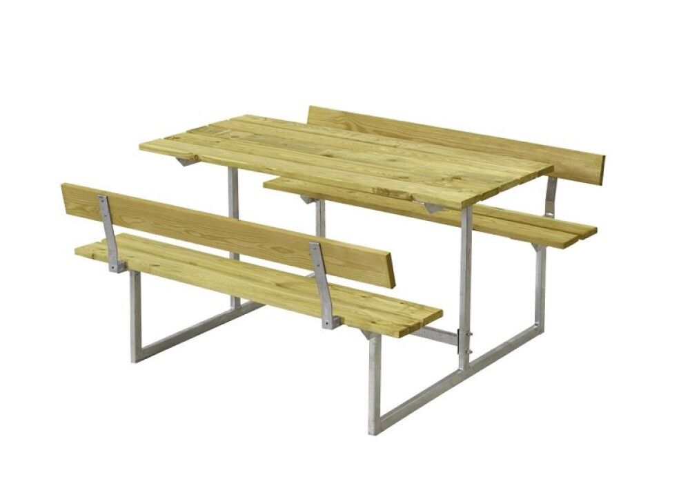 BENKESETT FOR BARN PLUS BASIC MED 2 RYGGSTØTTER 110CM