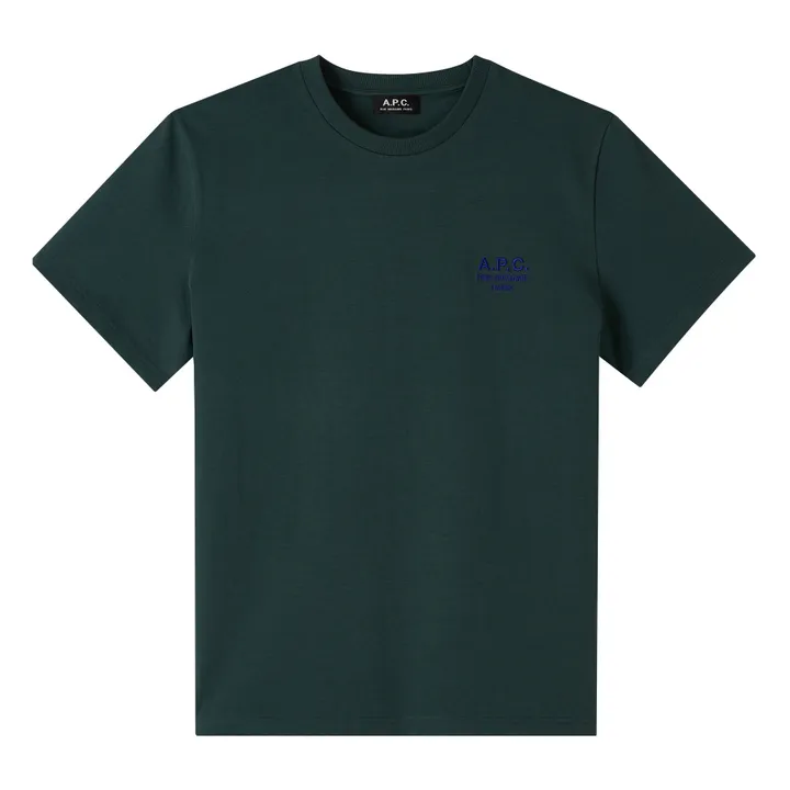 A.P.C. T-shirt New Raymond Coton Bio | Vert foncé