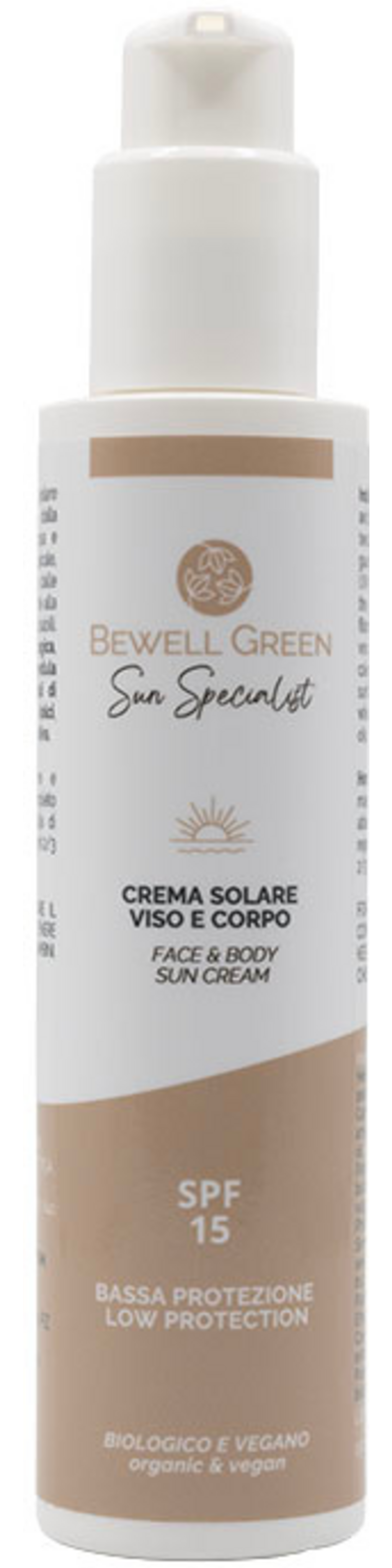 BeWell Green  Sun Specialist Face & Body Sun Cream SPF 15, 150 ml