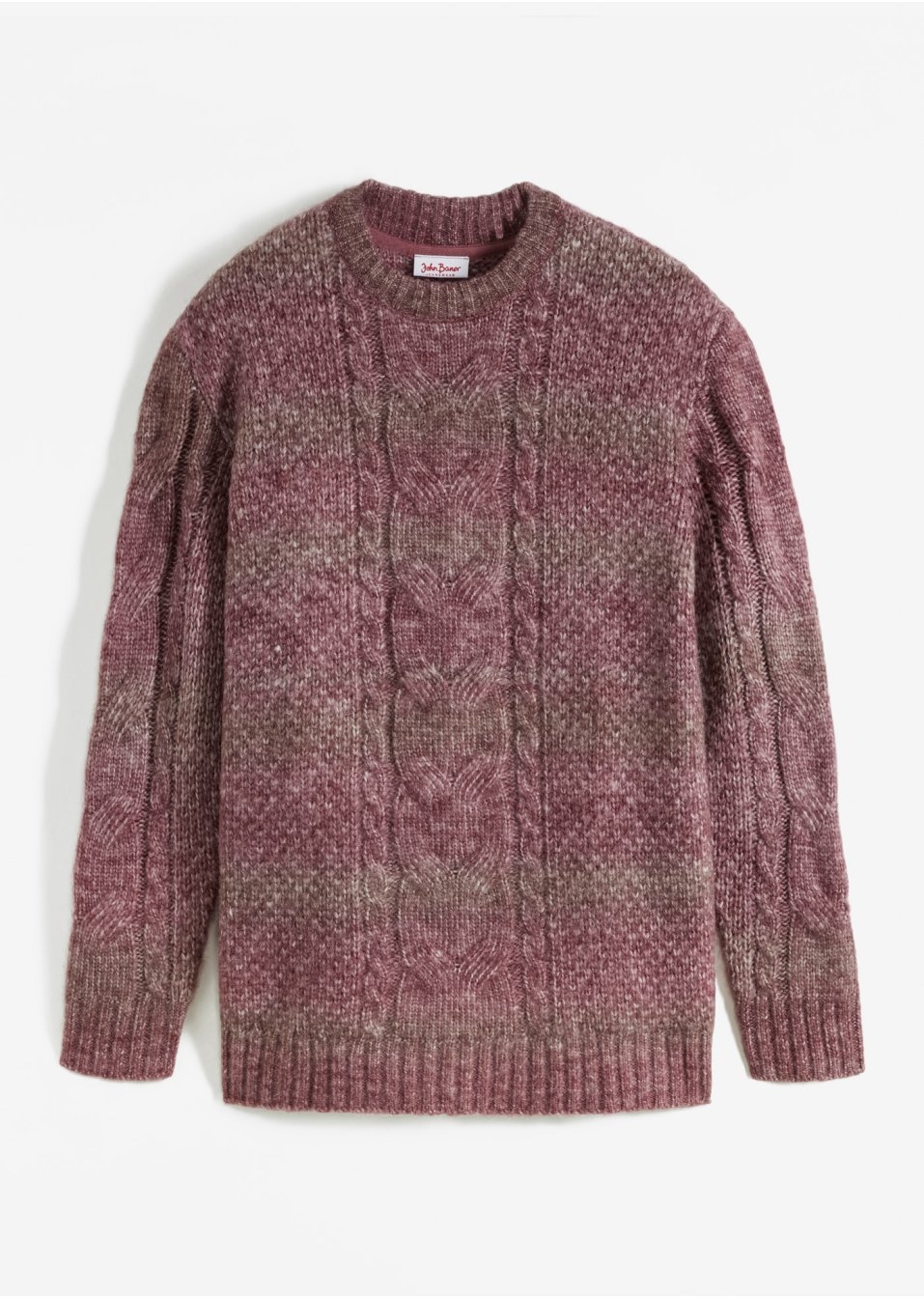 Pull avec effet chiné