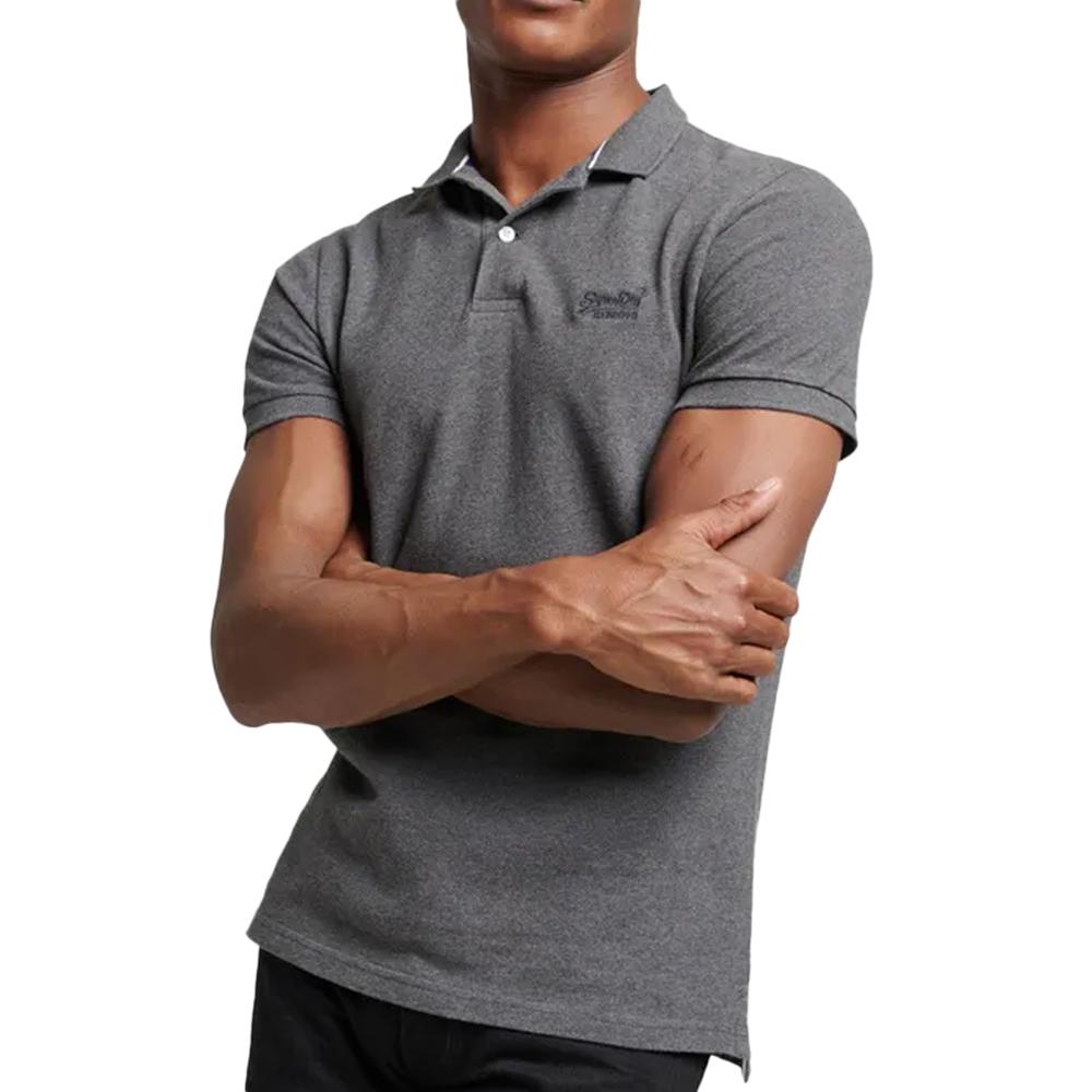 Superdry Polo Gris Homme Superdry Classic Piques