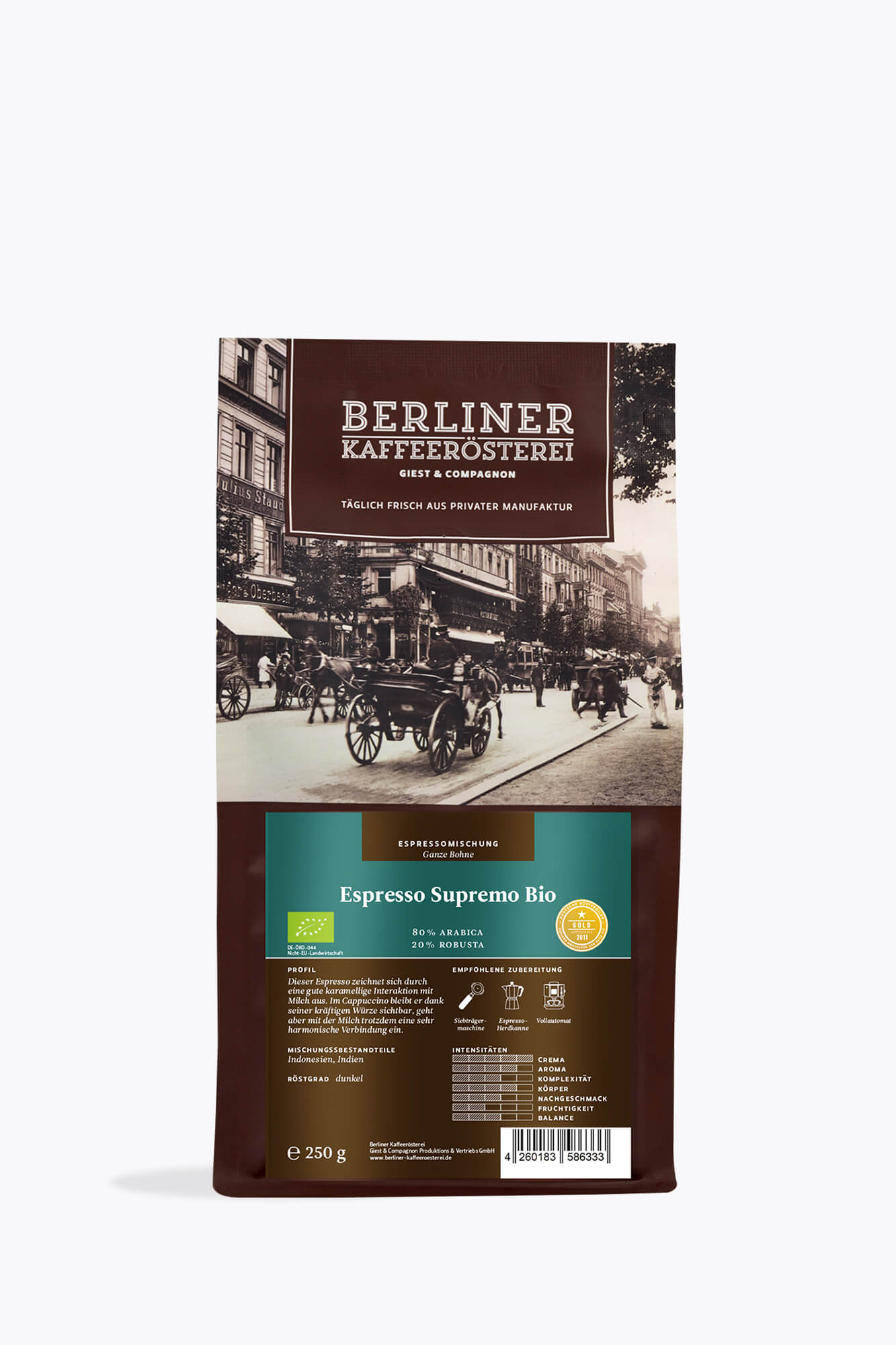 Berliner Kaffeerösterei Espresso Supremo Bio