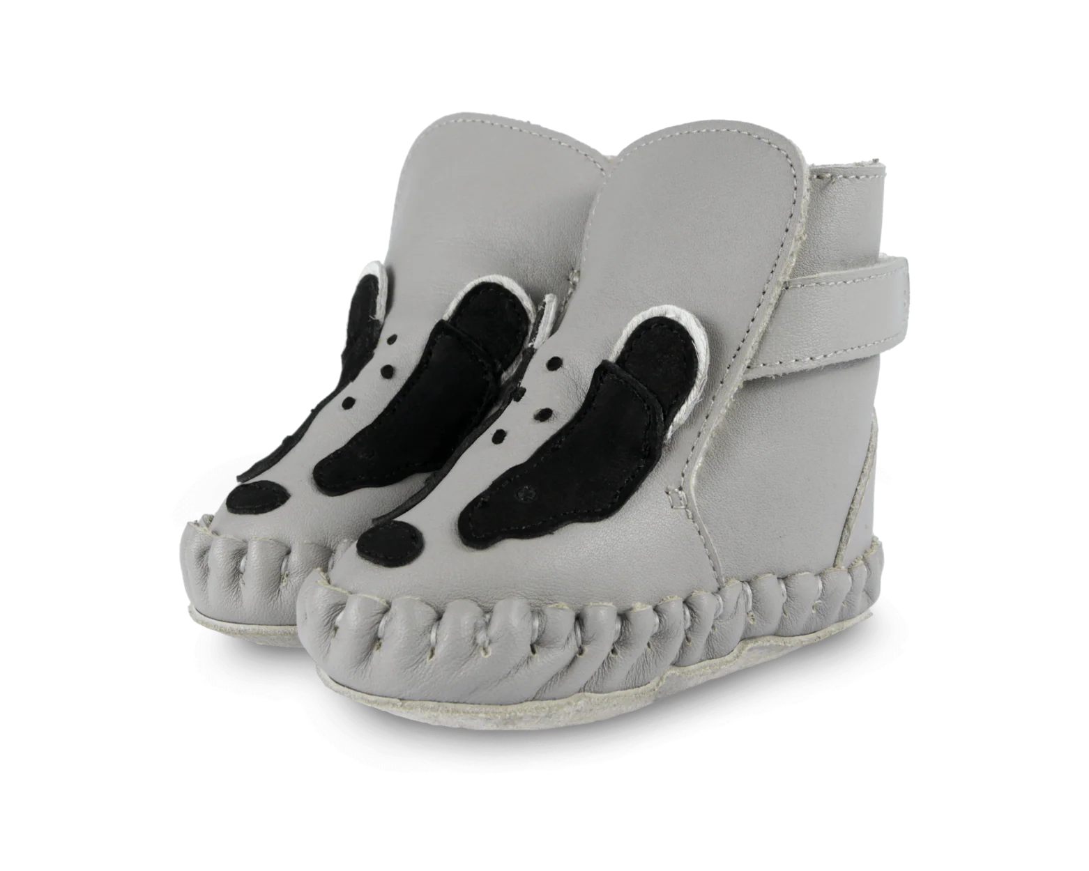 Kapi Exclusive Booties | Badger | Light Stone Leather