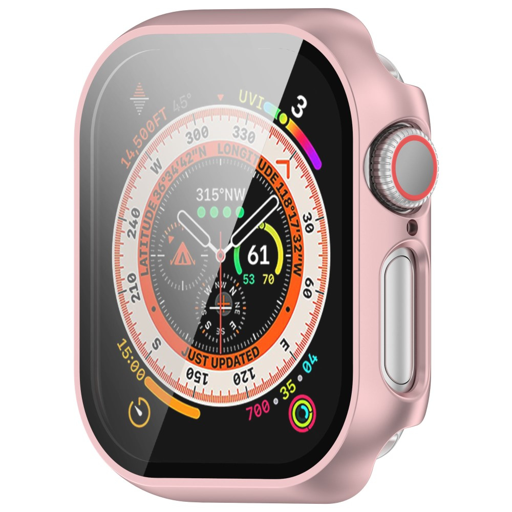 Apple Watch Series 11 / Series 10 (46 mm) Hardcase Bumper   Display Schutzfolie - Roségold