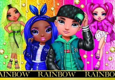 Clementoni Brilliant Rainbow High Barnepuslespill 104 Deler