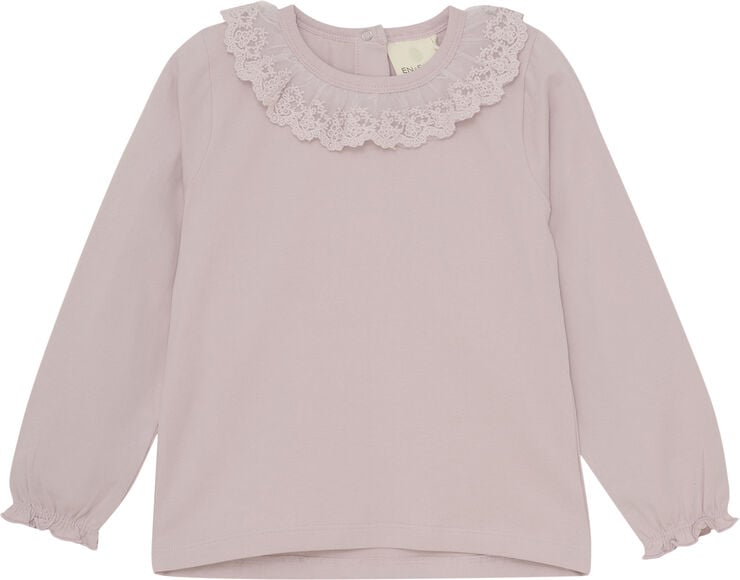 En Fant T-Shirt LS Collar Burnished lilac