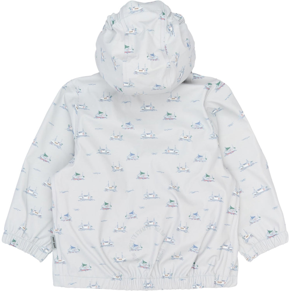 Køb Petit Piao Pearl Blue Boat AOP PPDai Regntøj Sæt