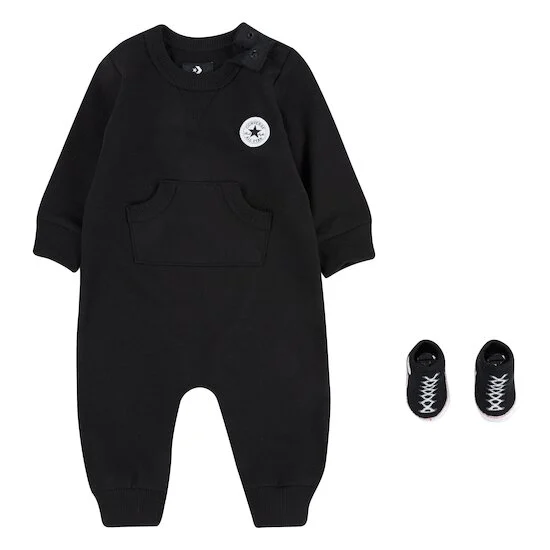 Combinaison longue avec Chaussons   Noir        0-3 mois   de               Converse