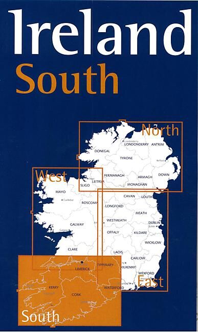 ORDNANCE SURVEY - IRELAND SOUTH 1 250 000