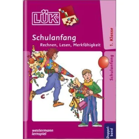 Westermann LÜK Schulanfang Doppelband Rechnen, Lesenlernen, Merkfähigkeit