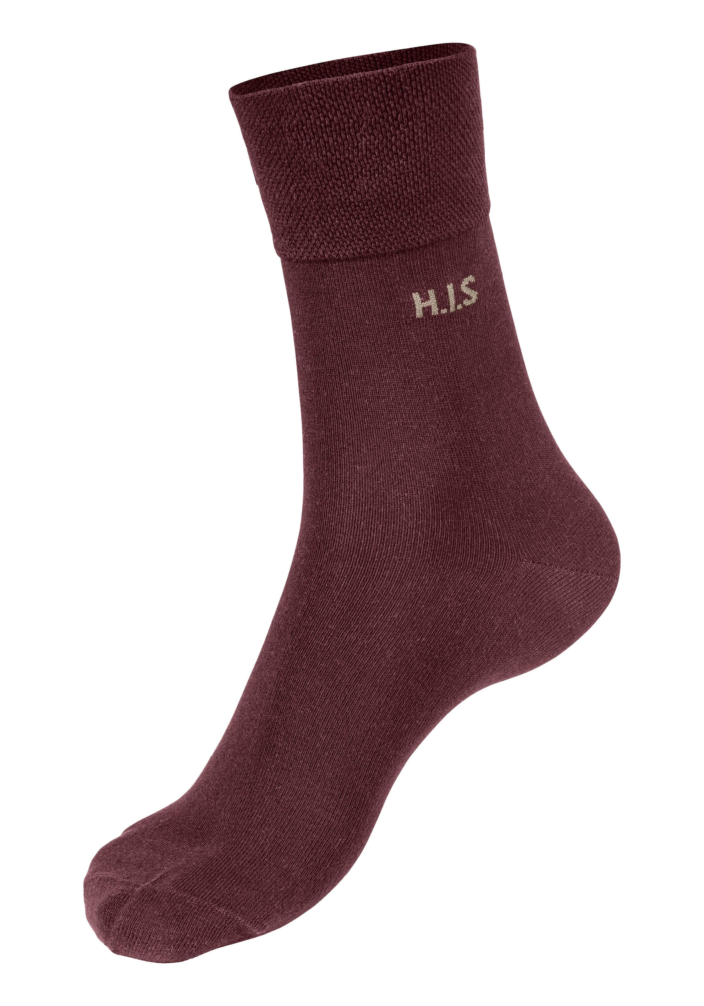 H.I.S Socken Packung, 12 Stk. tlg. ohne einschneidendes Gummi