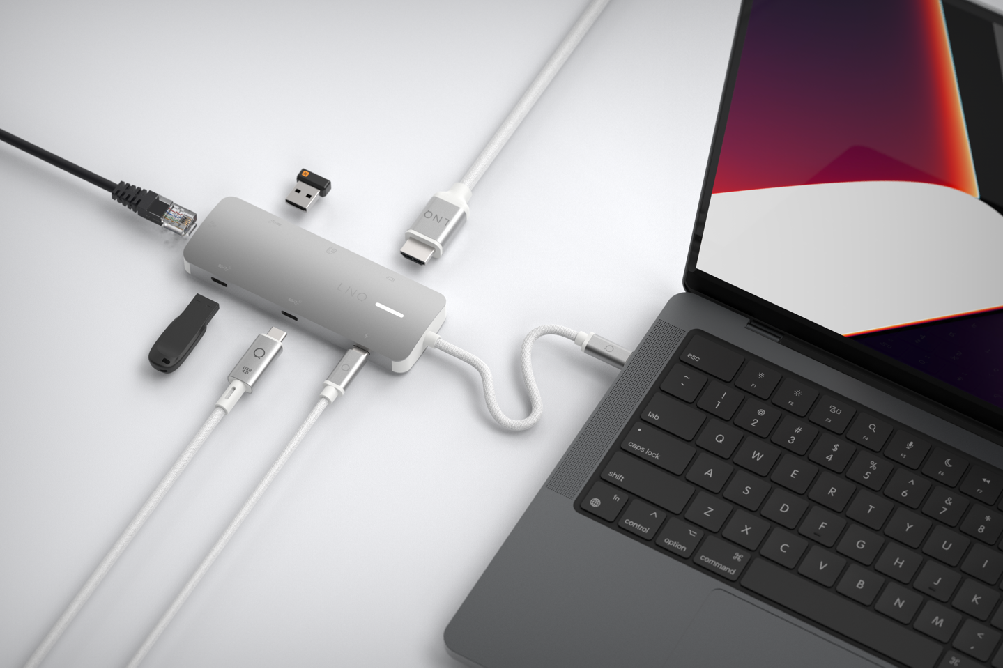 LINQ - 8in1 PRO 140W USB-C Multiport Hub