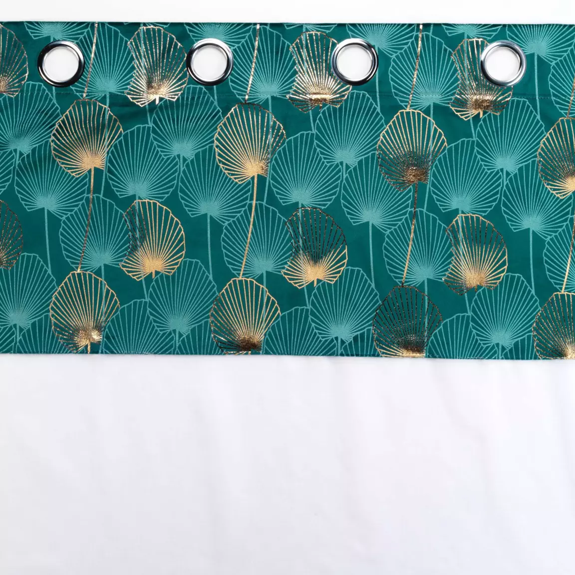 Voilage œillets (140 x 240 cm) Clairine Vert émeraude