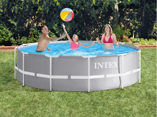 Piscine tubulaire Prism Frame ronde 3,66 x 1,22 m - Intex