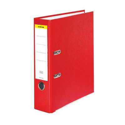 Les Prix Mini - Classeur à levier - Dos 75 mm - A4 - pour 715 feuilles - rouge