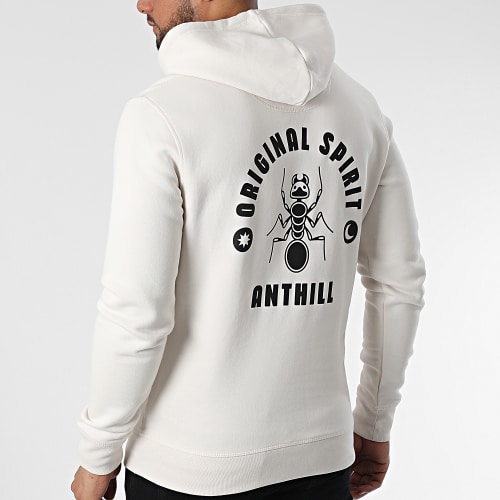 Sweat Capuche Original Spirit Beige Noir