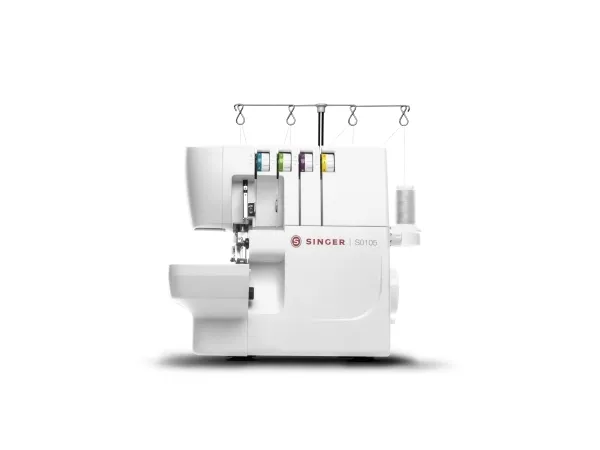 SINGER S0105, Hvid, Overlock symaskine, Overlock, 1300 SPM, Variabel, Elektrisk