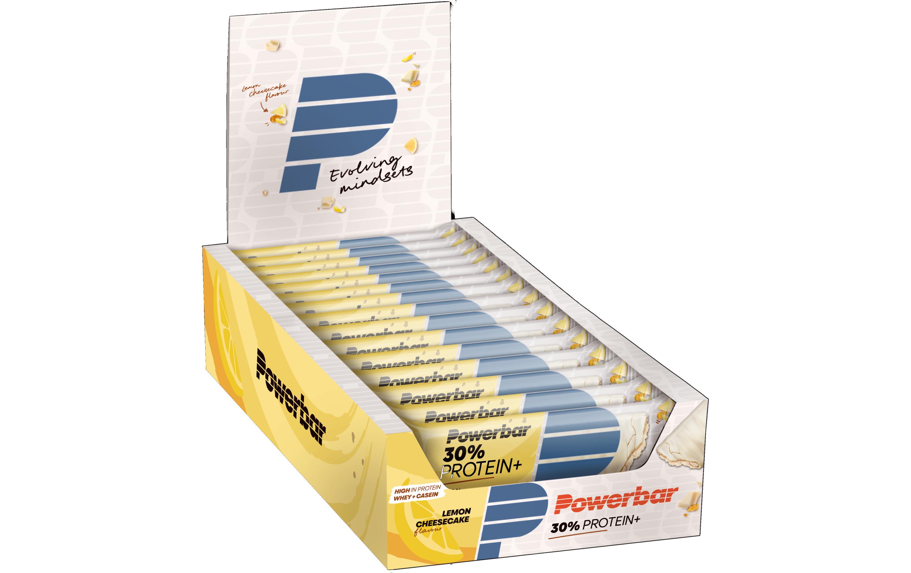 Riegel 30% Protein Plus Lemon-CheesecakeSchokoladen Proteinriegel, Box mit 15 Stück à 55 g