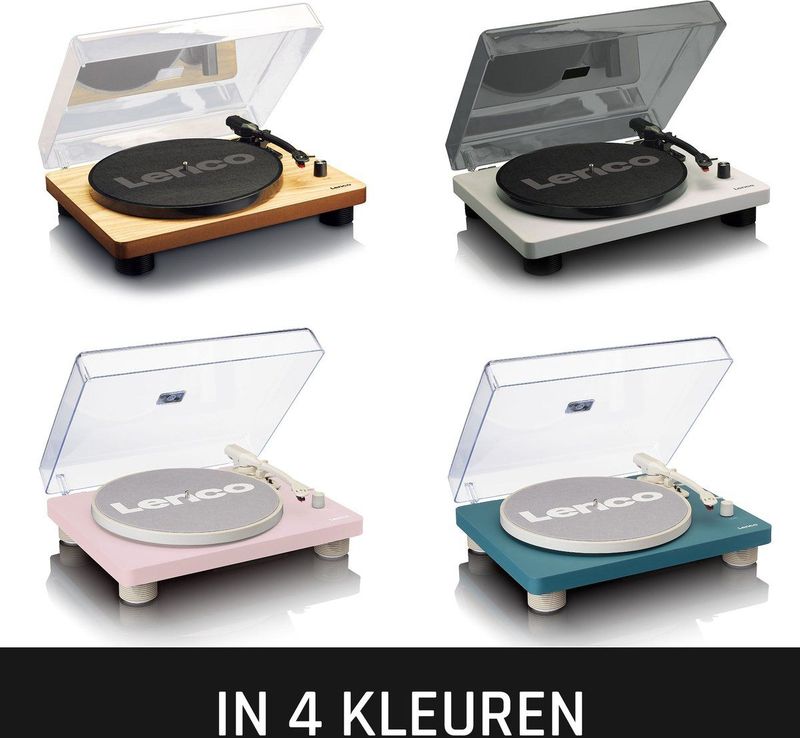 Lenco - LS-50WD - Platenspeler - Hout - Ingebouwde Speakers - Auto-stop - USB Encoding