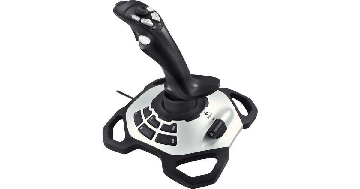 Logitech GExtreme 3D Pro joystick  (Zwart/zilver)