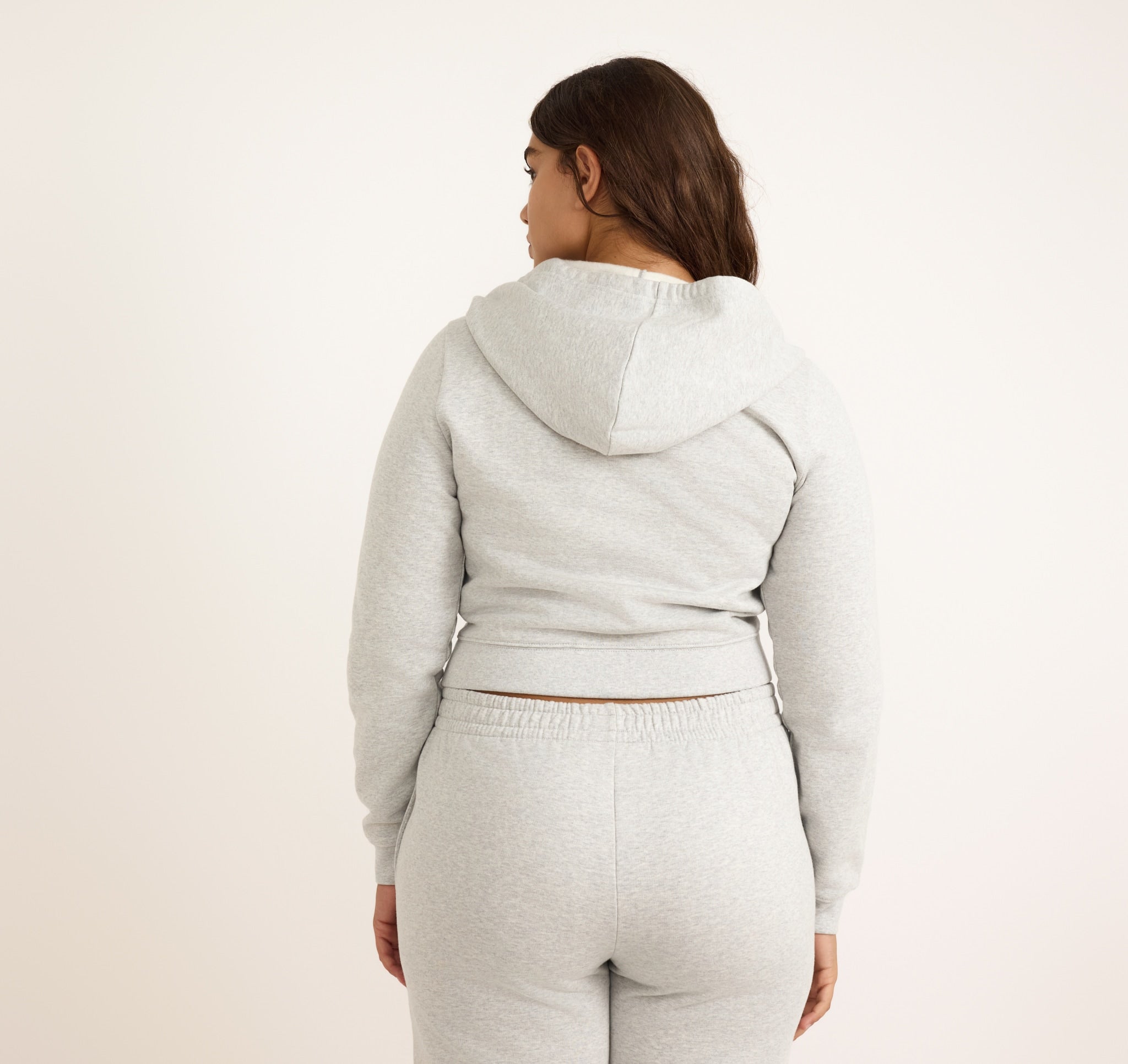 ORGANIC COTTON<br>Weekend Crop Zip Hoodie