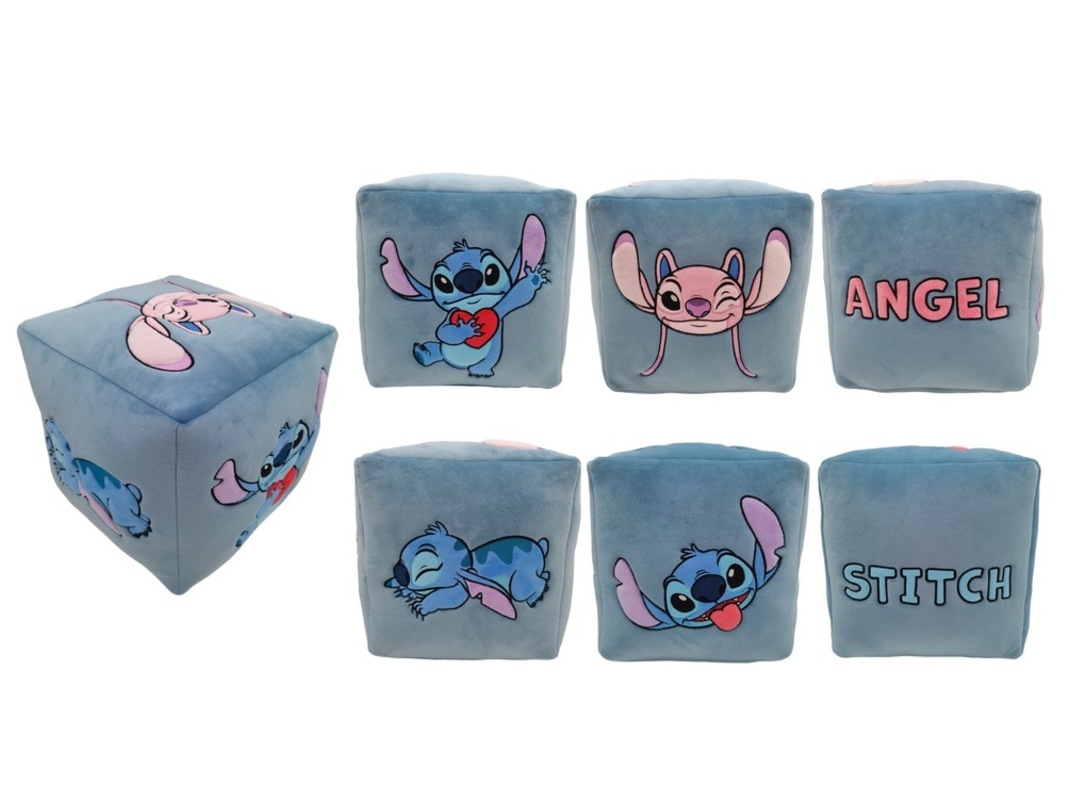 ALMOFADA CUBO STITCH & ANGEL