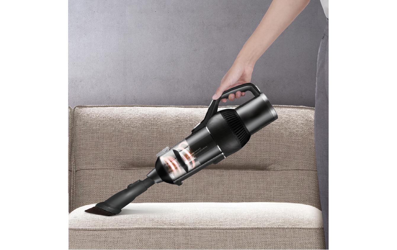 Akku-Hand- und Stielsauger Quick Clean Professional T0341<br>Akkustaubsauger mit praktischem Anzeigedisplay
