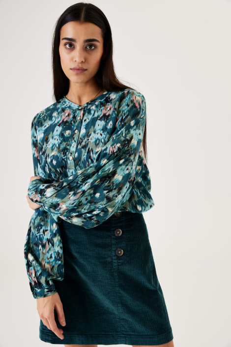 Garcia groene dames blouse