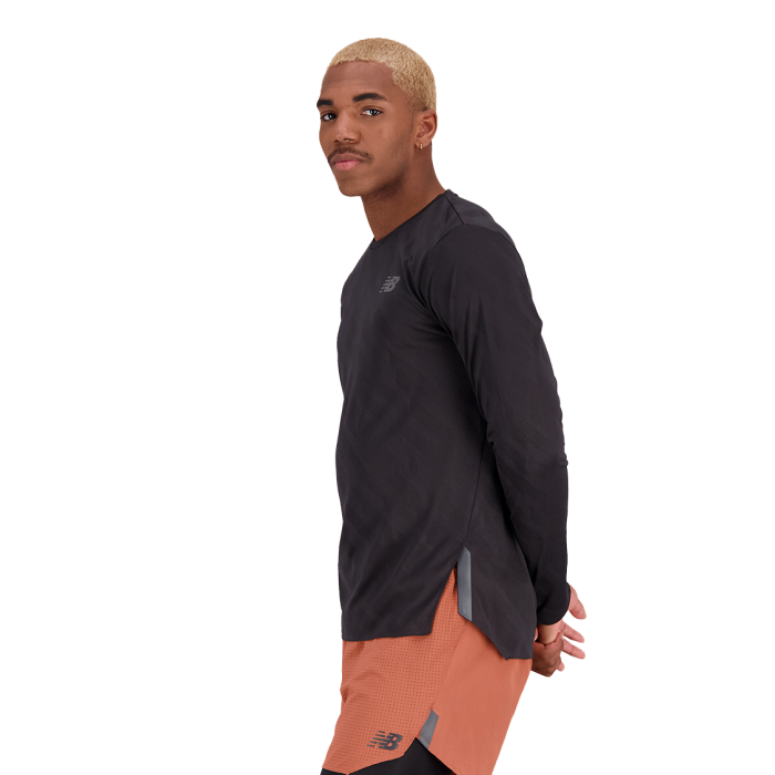 Speed Jacquard Longsleeve Men løbetrøje