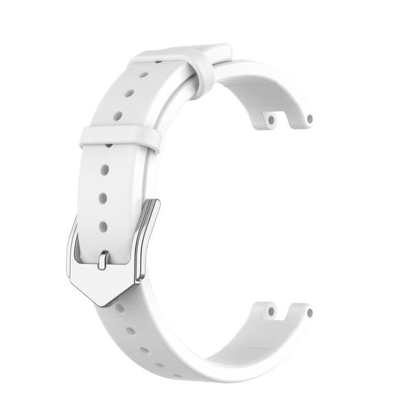 INF Reim i ekte skinn til Garmin Lily, hvit