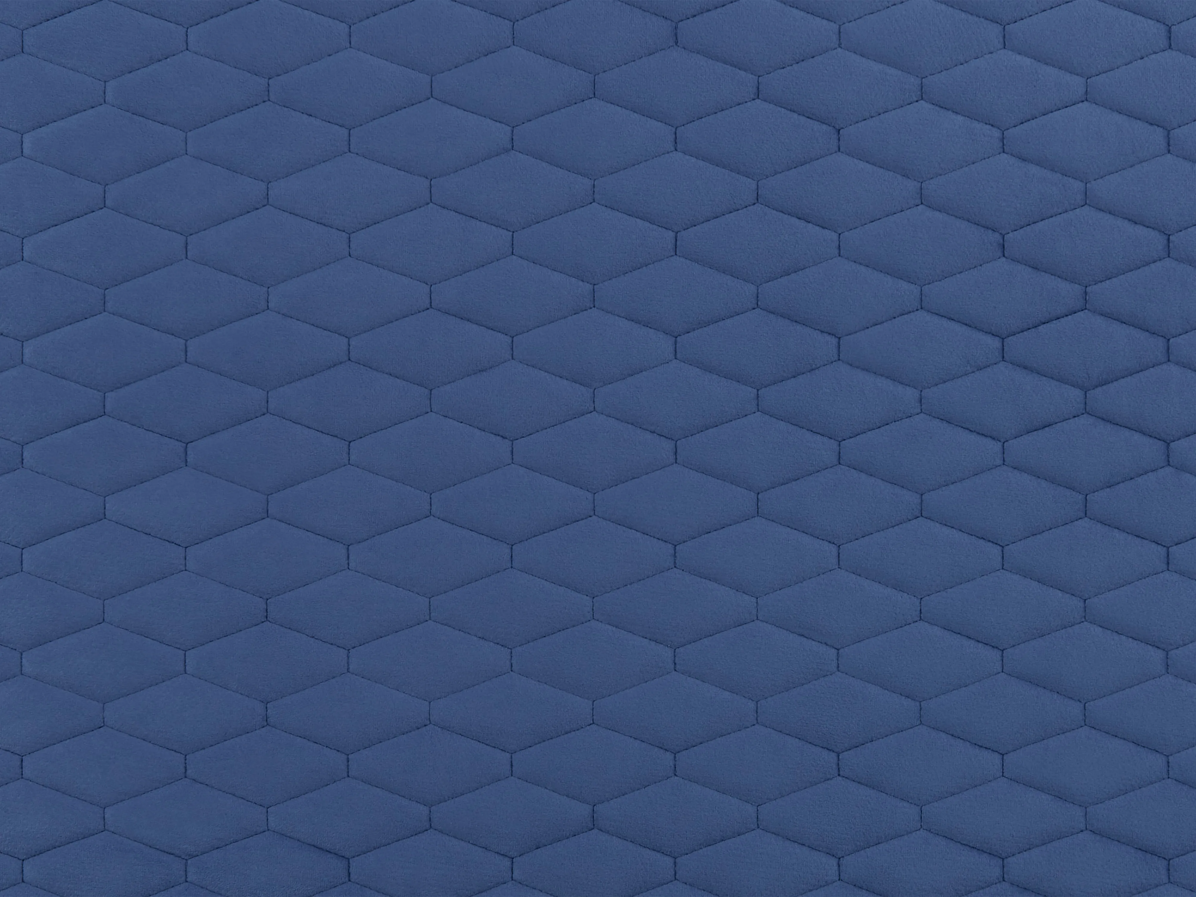 Bed Fluweel BAYONNE 180 x 200 cm Blauw