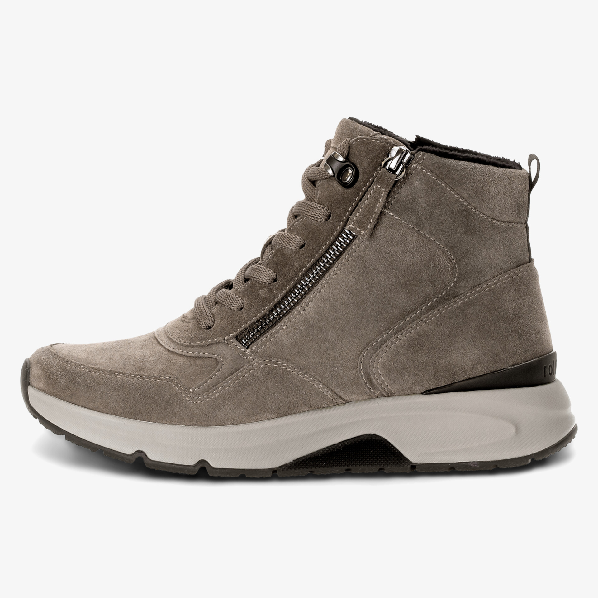 rollingsoft Damen Schnürstiefeletten beige