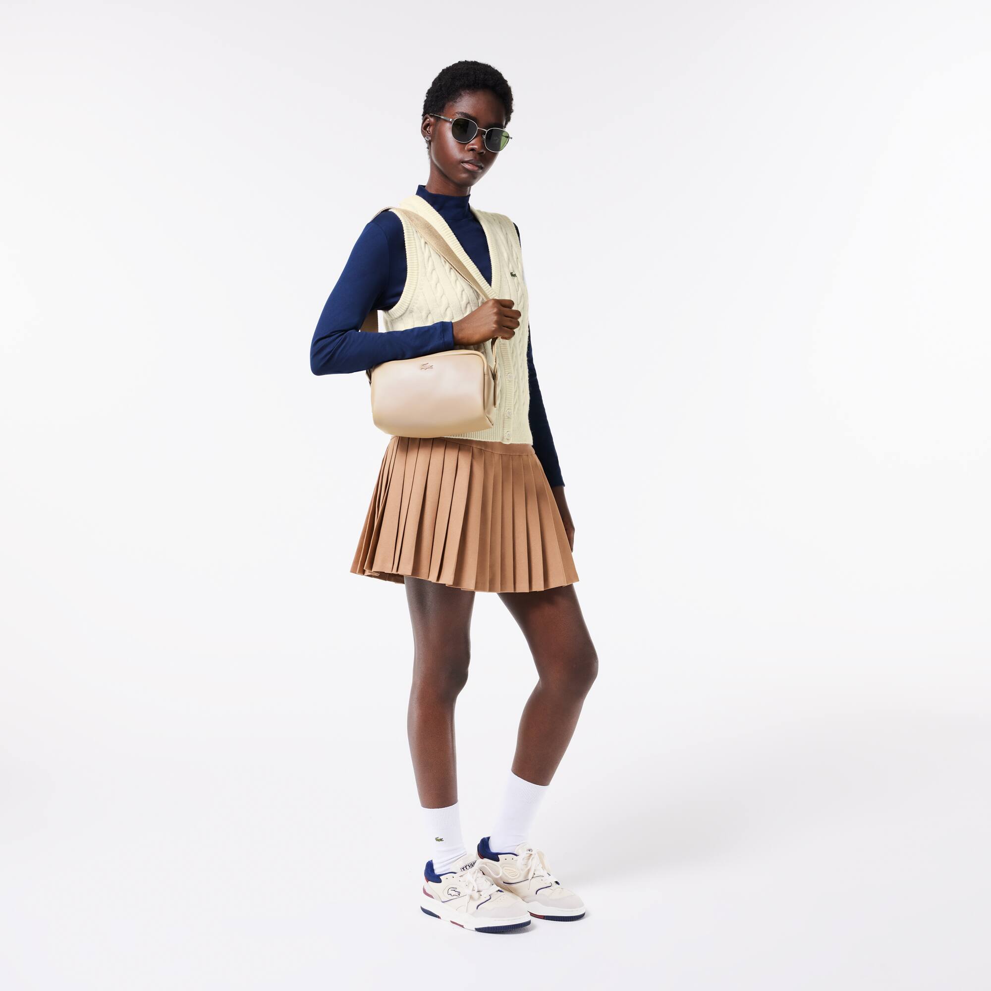 Noend Umhängetasche aus Leder Umhängetaschen & Gürteltaschen - Beige - Lacoste - Unisex