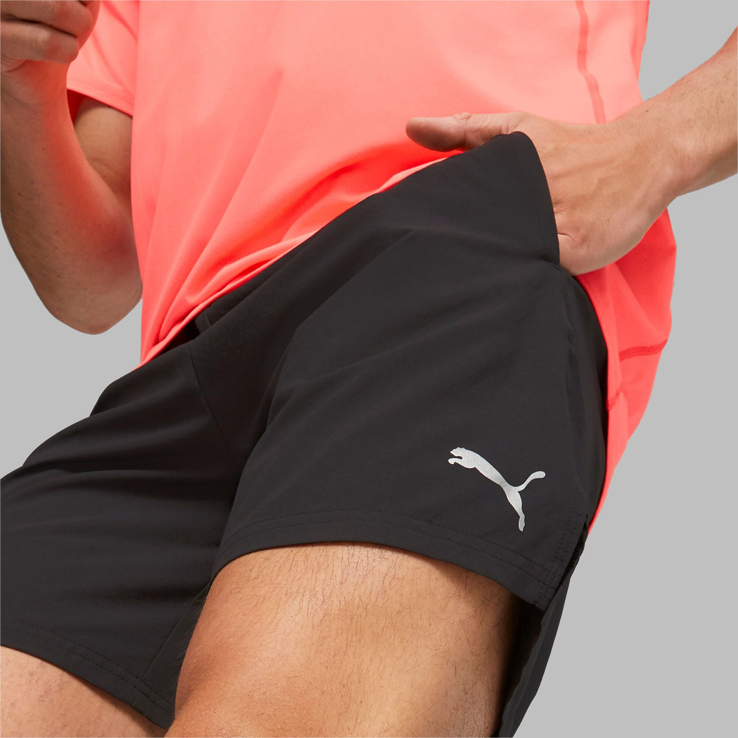 Puma Run Ultraweave 7in Shorts Hommes - Noir