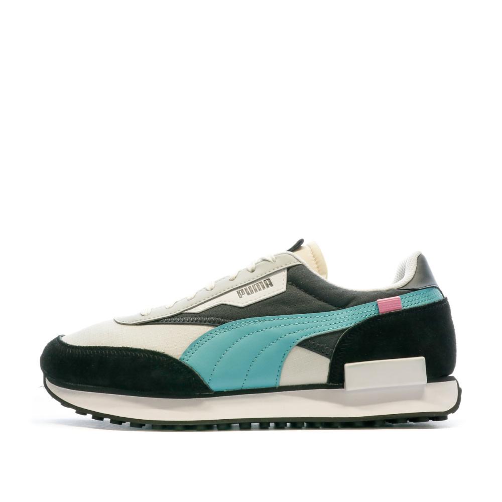 Puma Baskets Noir/Bleu Garçon Puma Future Rider Play On