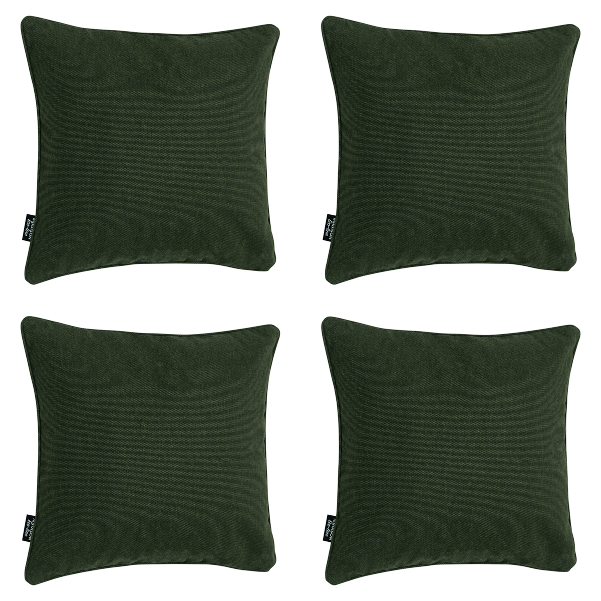 Madison Moss green canvas eco+ Sierkussen - Set van 4