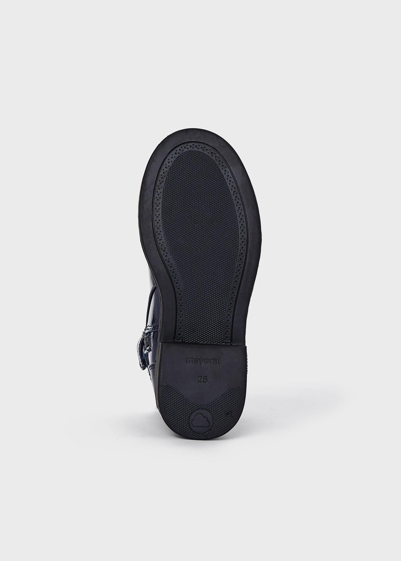 Botas de cano curto em verniz para meninas