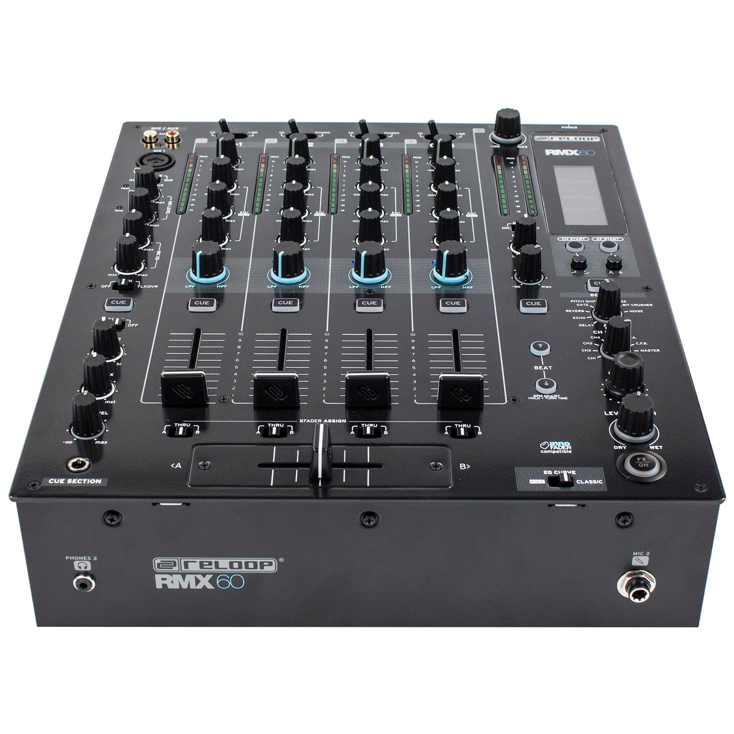 Reloop RMX-60 vierkanaals DJ mixer