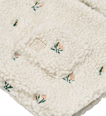 Liewood Fleecevest - Helgo - Peach/Sandy Embroidery