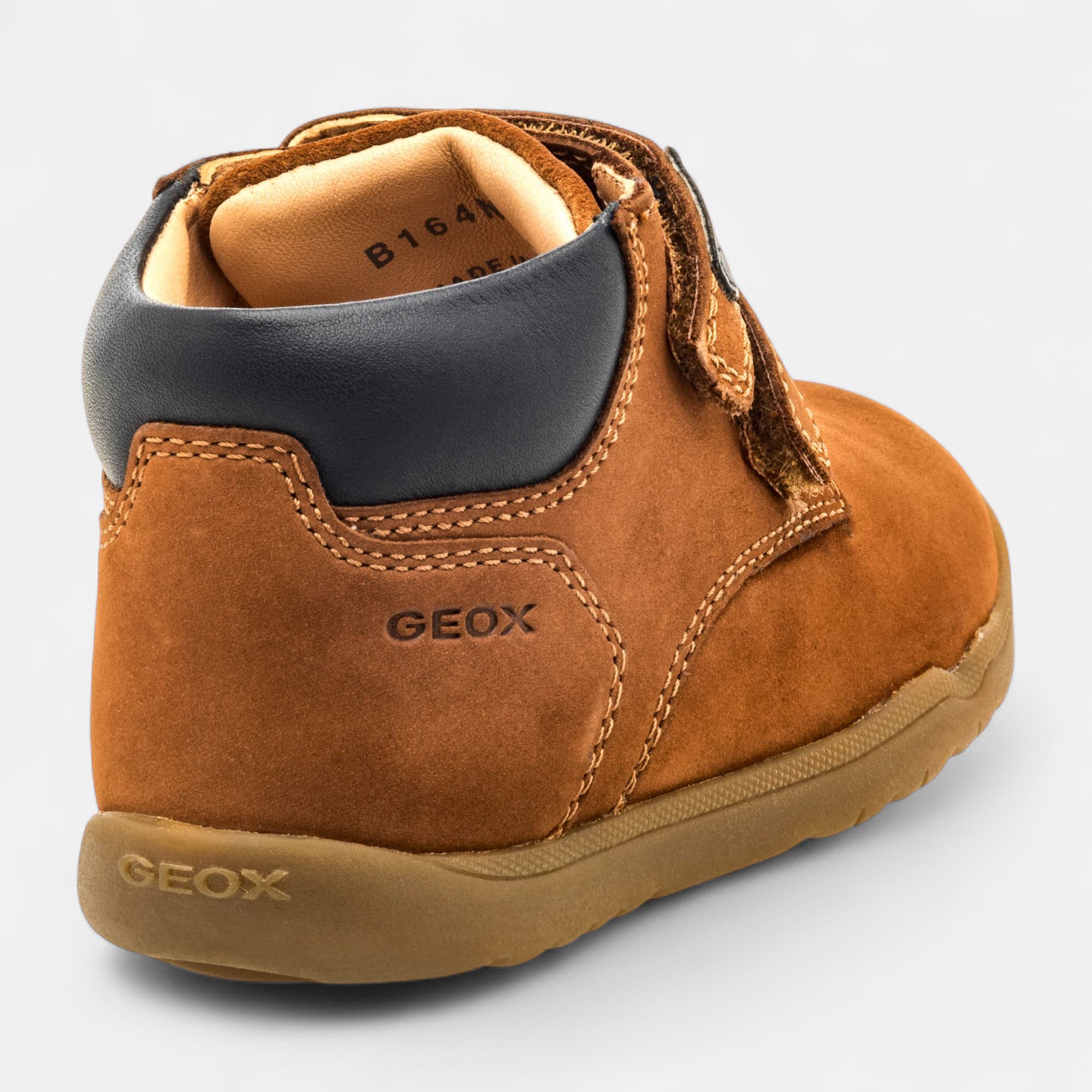Boots Bébé garçon en cuir marron