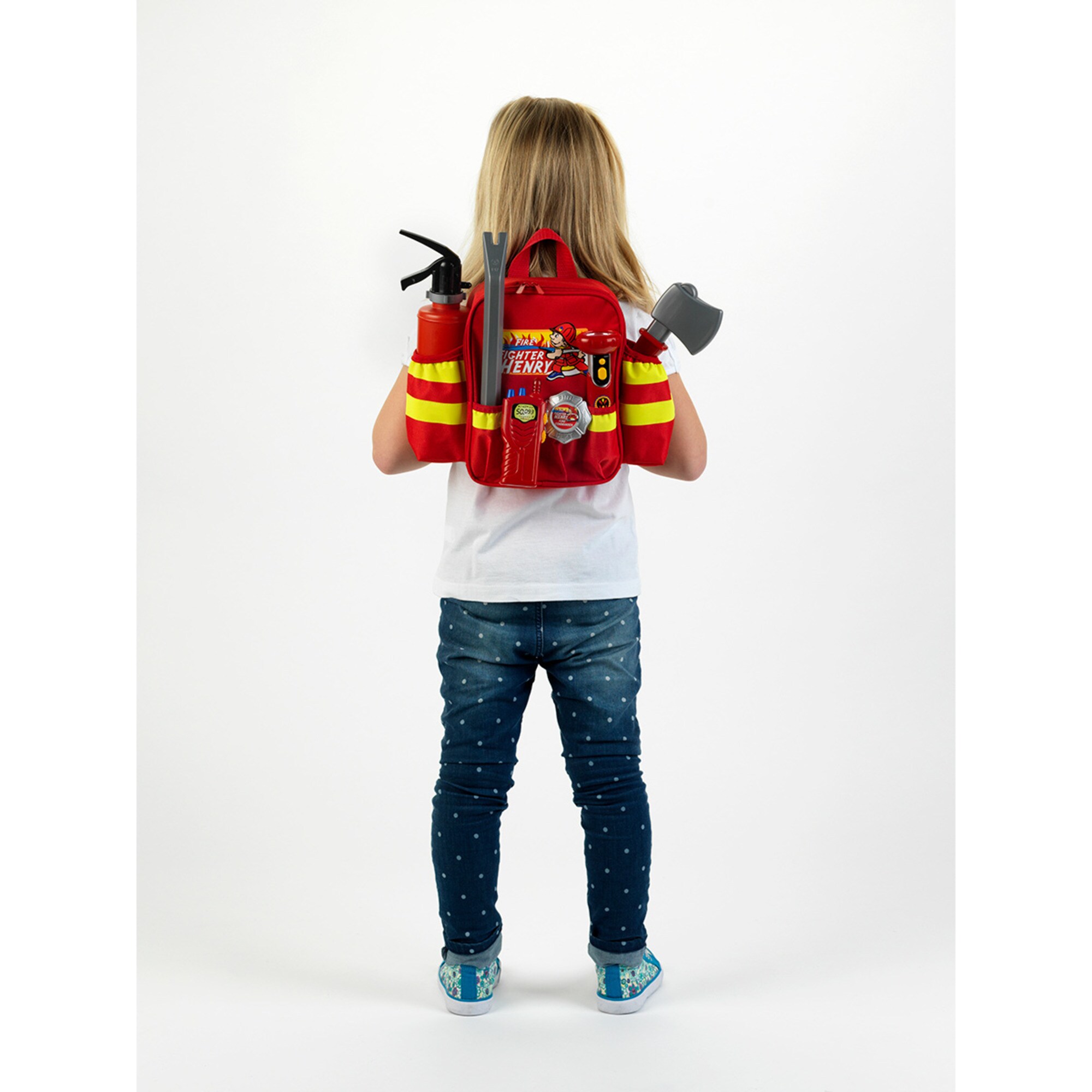Theo Klein Rollenspiel Fire Fighter Henry Feuerwehr-Rucksack