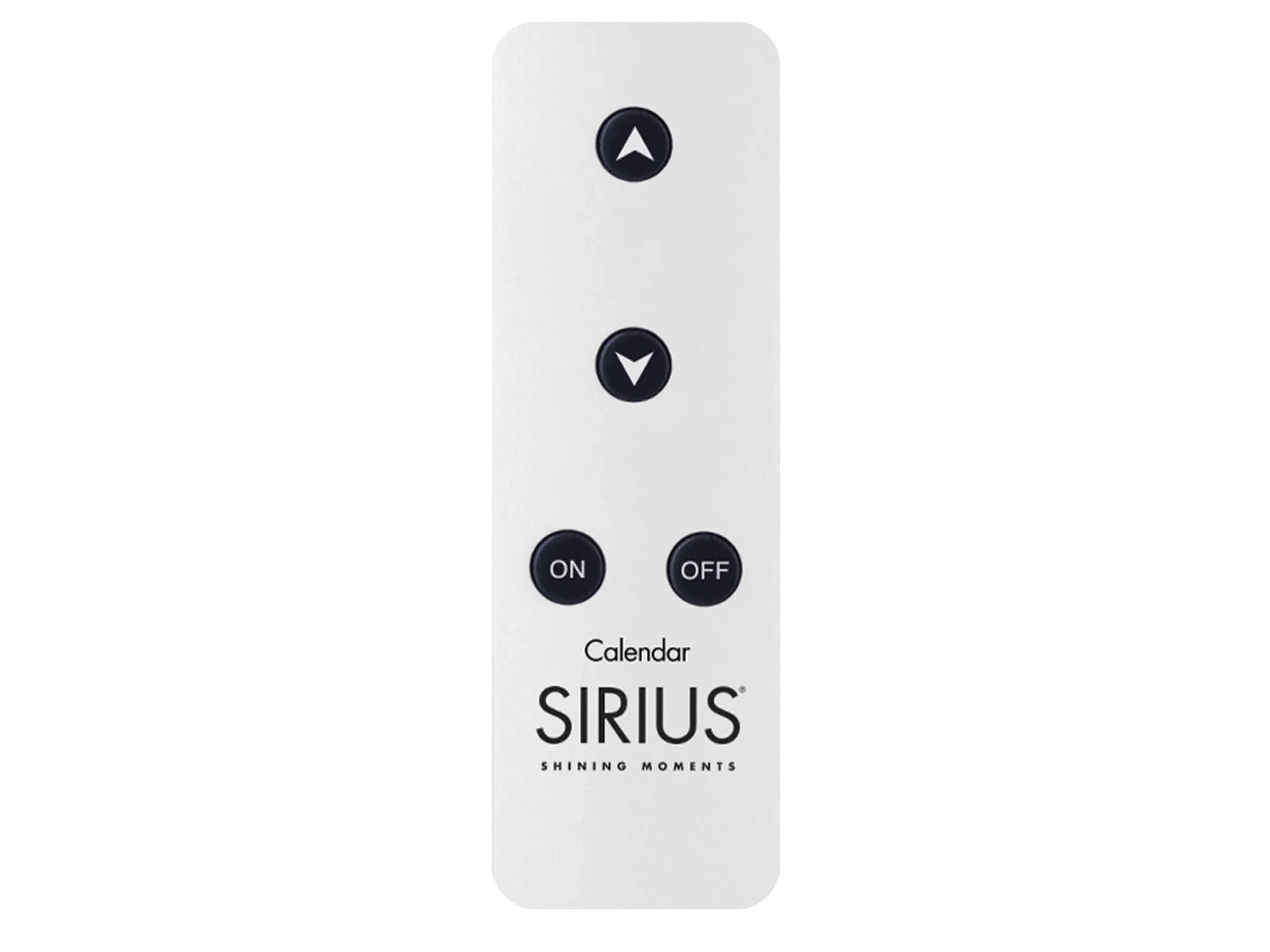 Sirius fjernbetjeningskalender, alu, inkl. CR2032