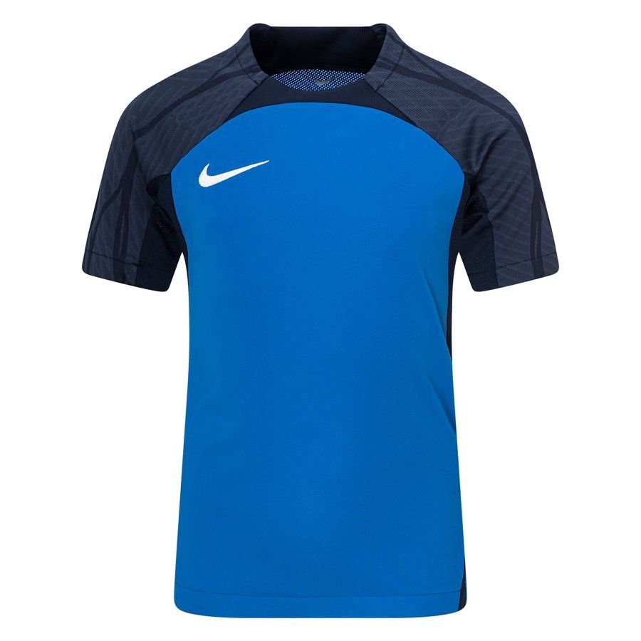 Nike Maillot Dri-FIT Strike III - Bleu/Bleu Foncé/Blanc Enfant
