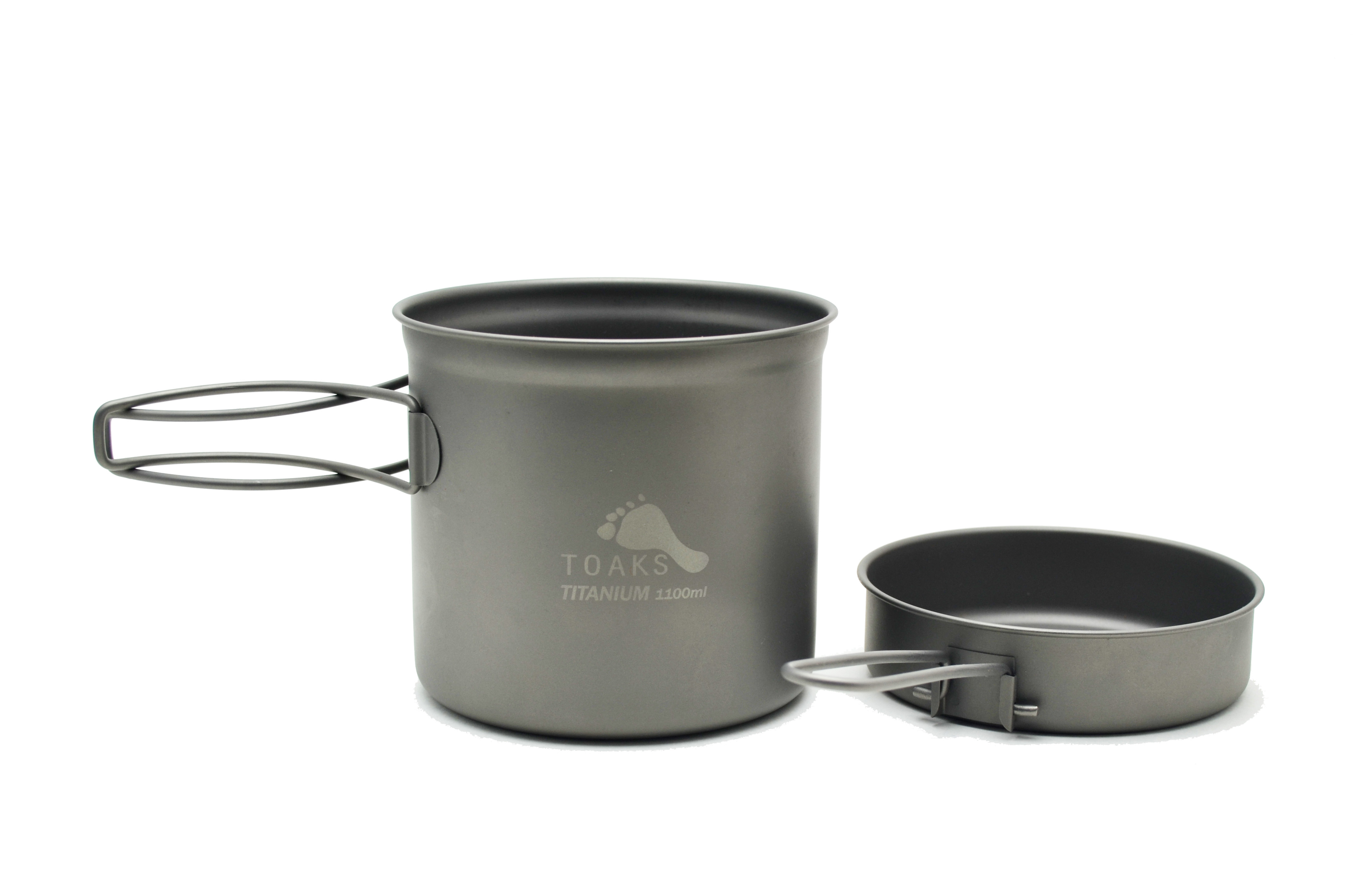 Titanium 1100ml Pot   Pan
