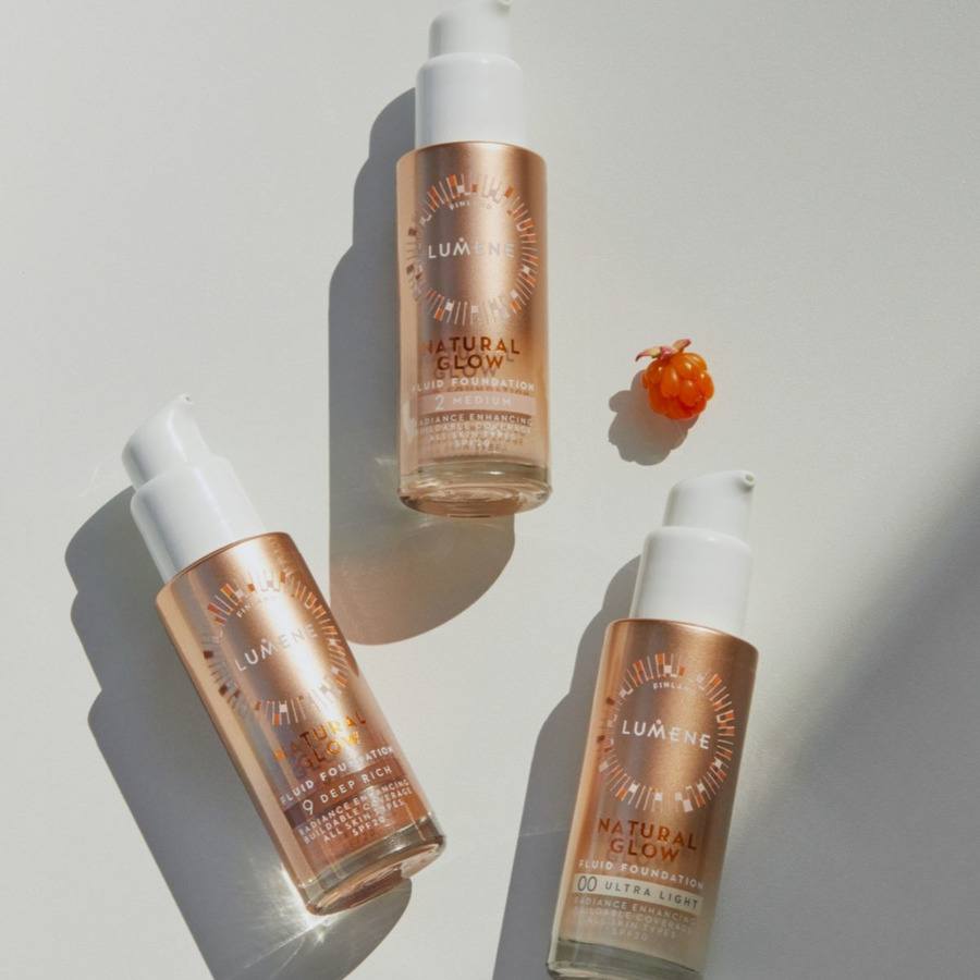 Lumene Natural Glow Fluid Foundation SPF20 00 Ultra Light 30ml