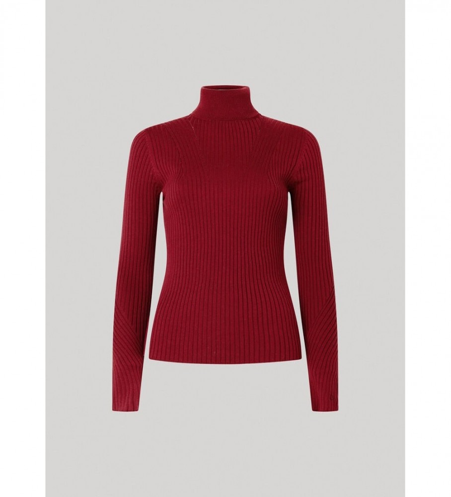 Suéter Pepe Jeans Dalia Rolled Bordô