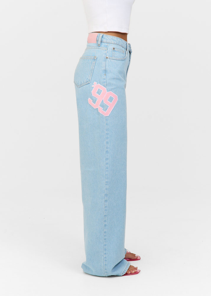 Zoe jeans lichtroze