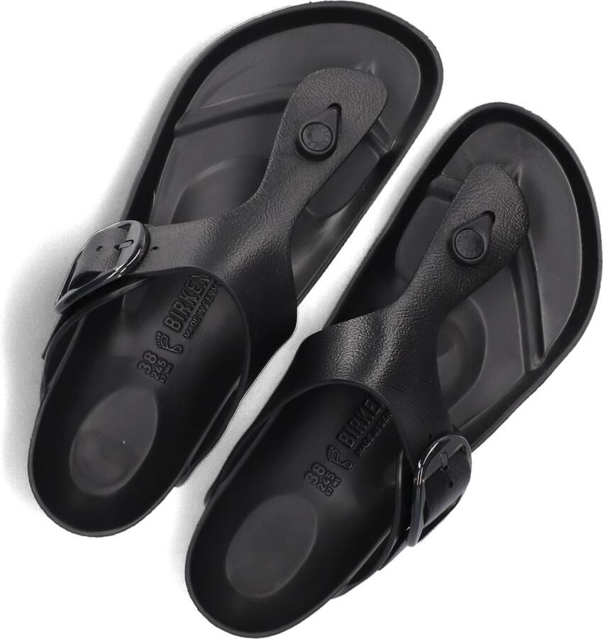BIRKENSTOCK Teenslippers Dames Gizeh Big Buckle Eva Maat: 42 Materiaal: Rubber Kleur: Zwart