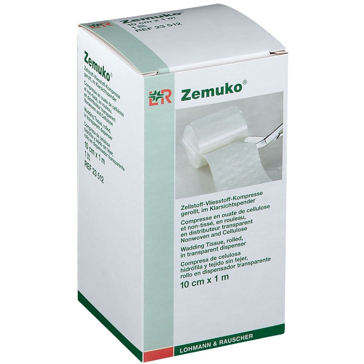 Zemuko Kompr. gerollt 1 m x 10 cm 23512